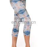 Printed Knitted Leggings/ Stretch Yoga Pants thumbnail-2