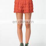 Wholesale Elegant Ladies Crochet Lace Shorts Lace Shorts thumbnail-6