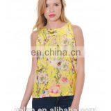 2014 Latest Print Floral Vest thumbnail-1