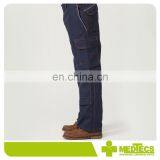 Black Elastic Band Workwear Cargo Pants With Pockets thumbnail-4