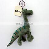 Wholesale Cheap 10CM Plush Mini Dinosaur Toys For Bag Brand LOGO Cute Stuffed Plush Dinosaur Keychain thumbnail-2