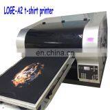 Factory driect sale!!! Digital flatbed plain t-shirt printer for sale