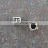 Fashion Jewellery Silver Greek Letter Dice Cube Alphabet Letter Beads for Jewelry Diy