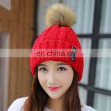 Custom Logo Women Knit Winter Beanie Caps for Womens thumbnail-2