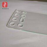 Custom Clear Tempered Glass Cut Out Holes and Slots Drilling 2mm Cover Glass thumbnail-5