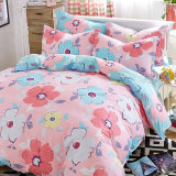 China Supplier Flower Design Plain 100% Polyester Custom Woven Pure Printed Fabric thumbnail-3