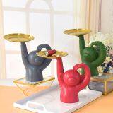 Resin Monkey Tray Resin Decoration Molanti Color Living Room Monkeys Receive Tray Decoration thumbnail-2