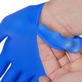 Wholesale Blue Powder Free Non-Medical Nitrile Gloves With High Quality Disposable NItrile Gloves thumbnail-5