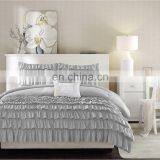 Super Soft Microfiber Ruffled Comforter Bed Set For Hotel and Home thumbnail-5