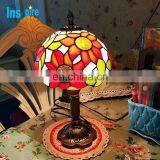 Factory Price Vintage Fancy Interior Small Tiffany Style Stained Glass Table Lamp thumbnail-3