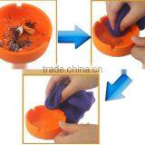 Ashtray Custom Portable Cigarette Ashtray Round Cheap Ashtray Ash Tray for Cigarettes thumbnail-5