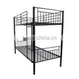 2 Person 2x 3FT Single Size Black Silver Metal Bunk Bed Frame thumbnail-2