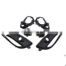 Car Accessories Front Fog Light Cover Lamp Replacement Kit Chrome for Mazda 3 Axela 2017 2018 thumbnail-1