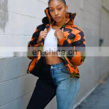 Wholesale Custom Women's Clothing Men and Women Can Wear Multicolour Camouflage Printing and Dyeing Bread Service thumbnail-3