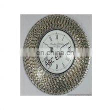 Metal Material Shiny Mosaic Funky Clock thumbnail-1