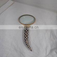Designer Deer Horn Antique Magnifying Glass