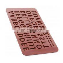 Customised Alphabet Shape Silicone Chocolate Mold