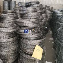 SS304 Stainless Steel Razor Wire Gray Bright Type BTO-22 Diameter 50cm thumbnail-4