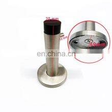 Stainless Steel Floor Mounted Hinge Pin Spring Adjustable Magnetic Door Holder Stopper for Bottom of Door thumbnail-4