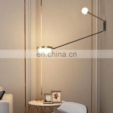 Nordic Restaurant Long Pole Wall Lamp Modern Living Room Background Wall Light Long Arm LED Reading Lamp thumbnail-4