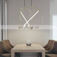 Modern Art Decor LED Pendant Light Luxury Ring Globe Loft Lighting For Living Room Bedroom Hotel Glass Hanging Lamp thumbnail-4