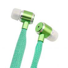Air Tube Rope Braided Flat Cable Wired Earphones With MIC Headset thumbnail-3