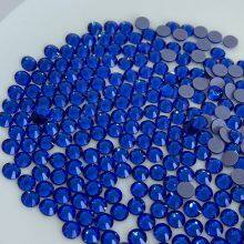 Hot Fix Flat Back Glass Crystal Rhinestones Aqumarine Ss4-ss30 thumbnail-5