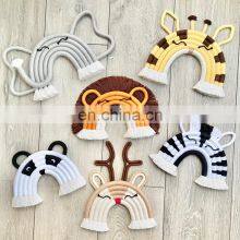 Hot Selling Macrame Pillow, Boho Baby Decor , Macrame Cushion Animal Pillow in Vietnam Supplier thumbnail-3