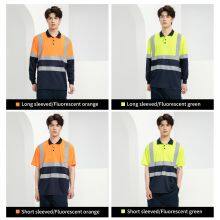 Customized T-shirts and Vests, High Gloss Reflective Work Clothes, and Workwear With Logo Embroidery thumbnail-2