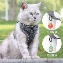 New Reflective Pet Harness Vest Breathable Polyester Pet Leash for Dogs & Cats Adjustable Walking Lead With Padded Straps thumbnail-2