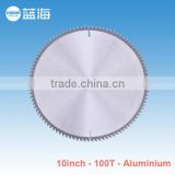 Hot sale Cutting Tools China Diamond Aluminium Cutting Circular Saw Blade 10 inch