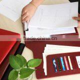 4 Colors Customizable PU Leather Double Sided Clip Board for Office Gift Supplier's Choice thumbnail-5