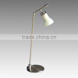 Modern Table Lamp with Metal Body and Glass shade