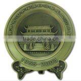 zinc alloy souvenir plate