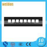 WELDON Power Coated Black Weight Stack Adapter Plate