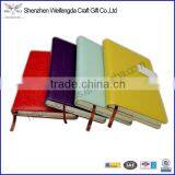 custom high quality school eco leather notebook agenda journal planner