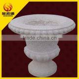 Hand Carved Garden Stone Planter Pot thumbnail-1