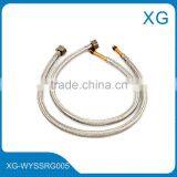 F1/2*F1/2 Stainless Steel Wire Braiding Flexible Hose/kitchen Sinks Heater Basin Knitted Inlet Hose/gas Hose Steel Flexible Hose thumbnail-1