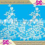 Manufacturer Design Embroidery Polyester Ivory Guipure Lace Fabric thumbnail-1