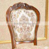 No Folded Wood Chair Baroque Wooden Dining Room Chair thumbnail-2