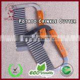 Update International New 7" Wide Commercial Crinkle, Garnish, Potato Vegetable Cutter Cutting Tool, Stainless Steel thumbnail-1