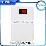 External Battery Charger Customized Capacity Dual Usb Wholesale Power Bank Woth Flashlight