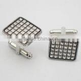 Men's Jewelry Square With Crystal Cufflinks Groom Cufflinks With Crystals