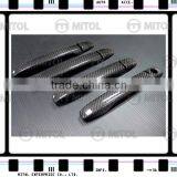 For Subaru WRX 2014- Carbon Fiber Car Door Handle Cover w/ 1 Keyhole thumbnail-3