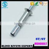 WATER-PROOF STRUCTURE MONO-BOLT RIVETS