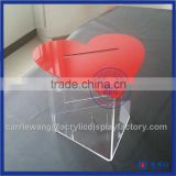 China Yageli Decorative Money Donation Box / Heart Shaped Acrylic Box thumbnail-5
