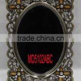 Plated Pewter Mirror