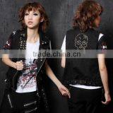 Punk Rock Inspired Studded Punk Embellished Vest 71135 thumbnail-1