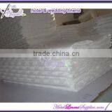 8.5cm Checker White Hotel Bed Sheets for 5-star Luxurious Hotels thumbnail-2