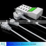 2016 Manufacture 8 USB Port USB Mobile Phone Desktop Charger 5V 9.2A Output With LED Screen Indicator